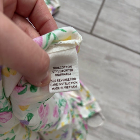 Floral Ruffle Sleeve Top - Picture 8 of 8